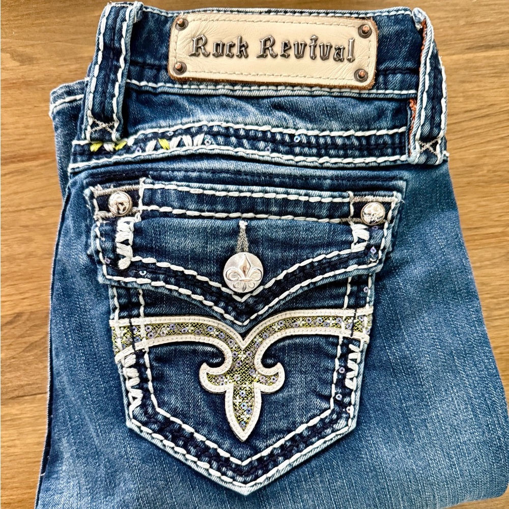 Rock Revival Women’s Bootcut Jeans – Size 27